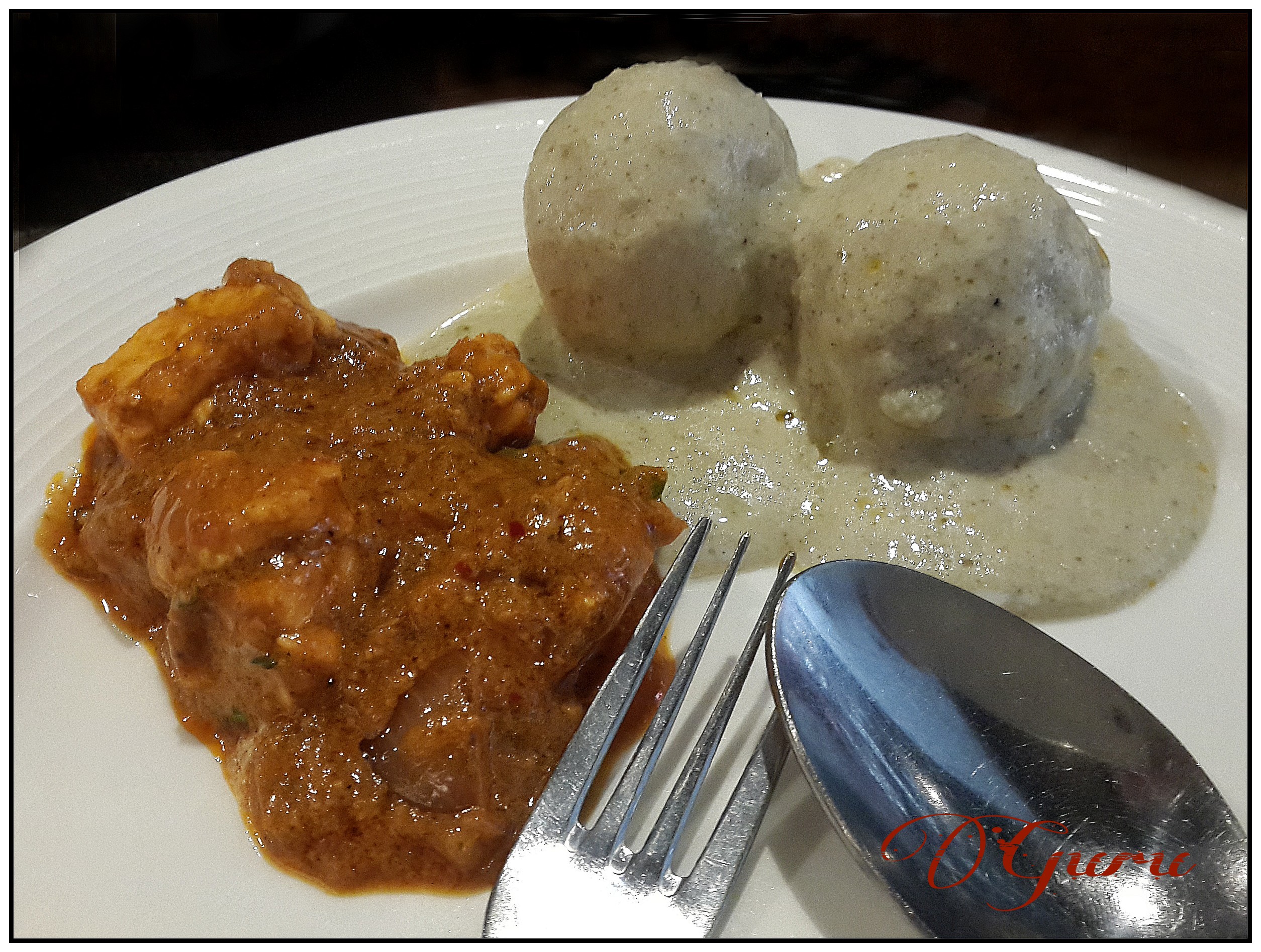 Food Malai Kofta Cottage Cheese Dumplings In White Sau